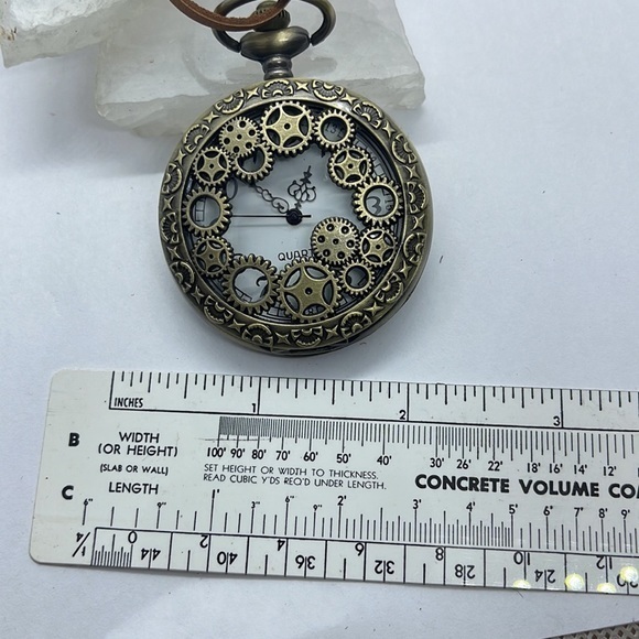 Brass Watch Necklace - Picture 5 of 6